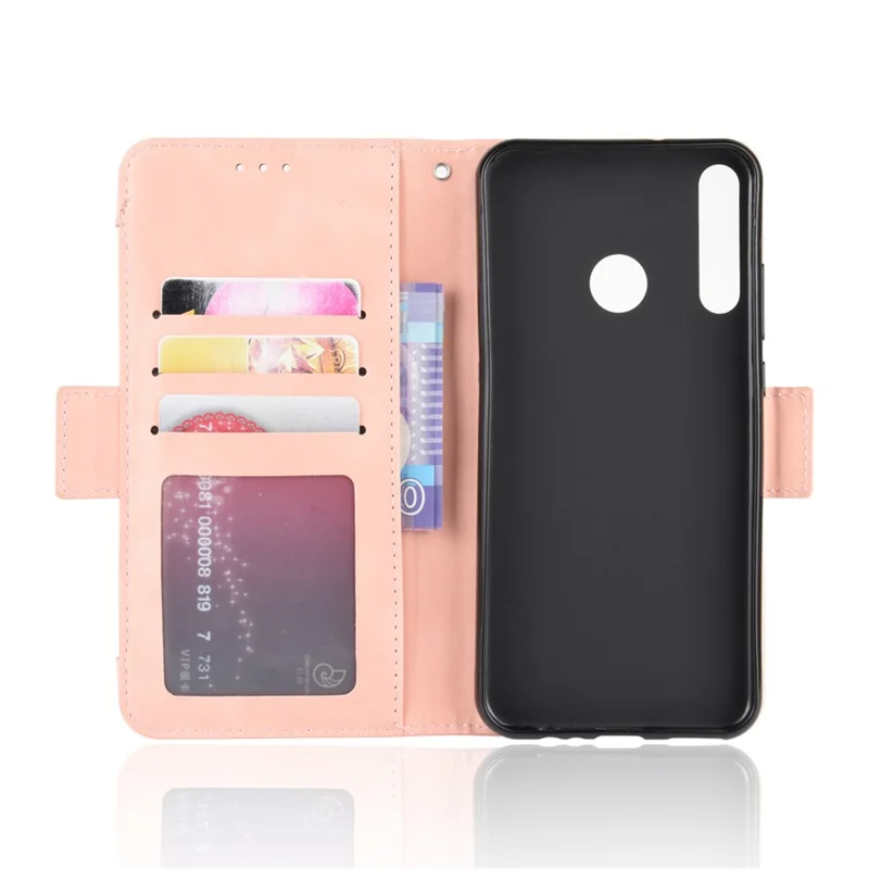 Wallet Leather with Stand Case for Honor 9C/Huawei P40 lite E/Y7p - Pink