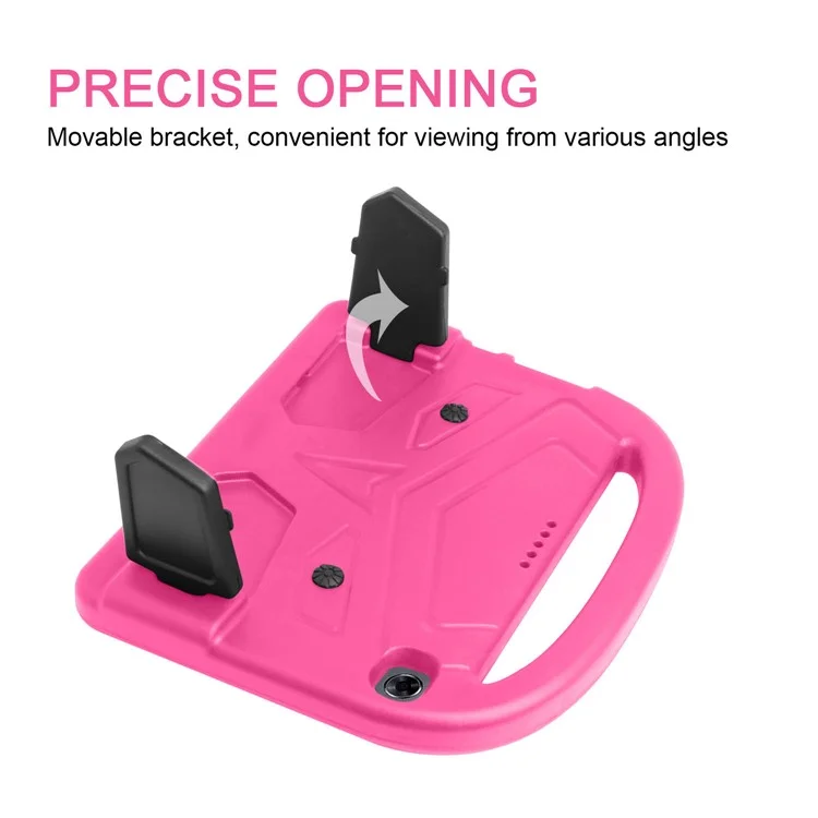 Coque de tablette antichoc et de style moineau avec support pour Huawei MediaPad M5 10 (10,8 pouces) / MediaPad M6 10,8 pouces - Rose