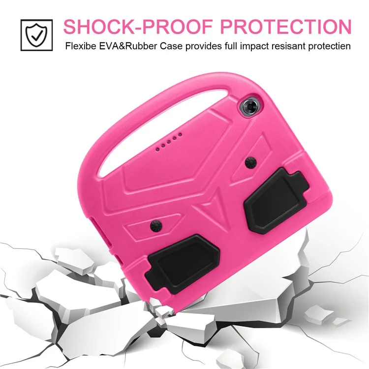 Coque de tablette antichoc et de style moineau avec support pour Huawei MediaPad M5 10 (10,8 pouces) / MediaPad M6 10,8 pouces - Rose