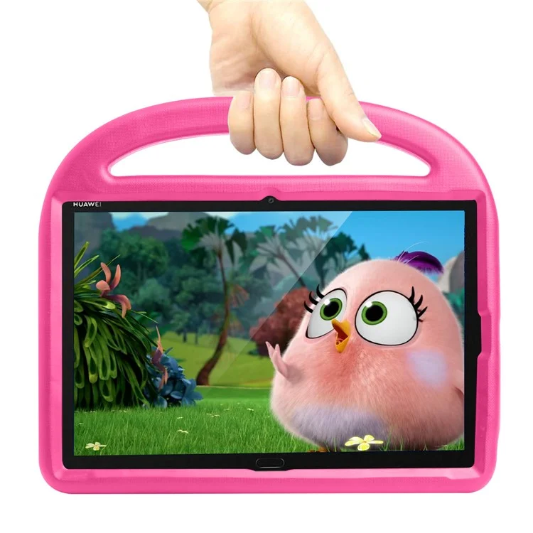 Sparrow in Stile Shock Hit-head Guscio Tablet Eva Per Huawei MediaPad M5 10 (10,8 ")/mediapad M6 da 10,8 Pollici - Rosa