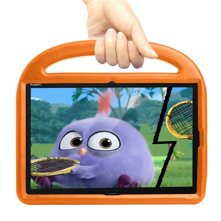 Coque de tablette Sparrow Style Shockproof Kickstand EVA pour Huawei MediaPad M5 10 (10.8")/MediaPad M6 10.8 pouces - Orange
