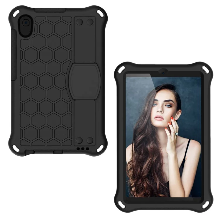 Honeycomb Skin EVA Tablet Shell for Huawei MediaPad M5 Lite/M6 8.4-inch - Black