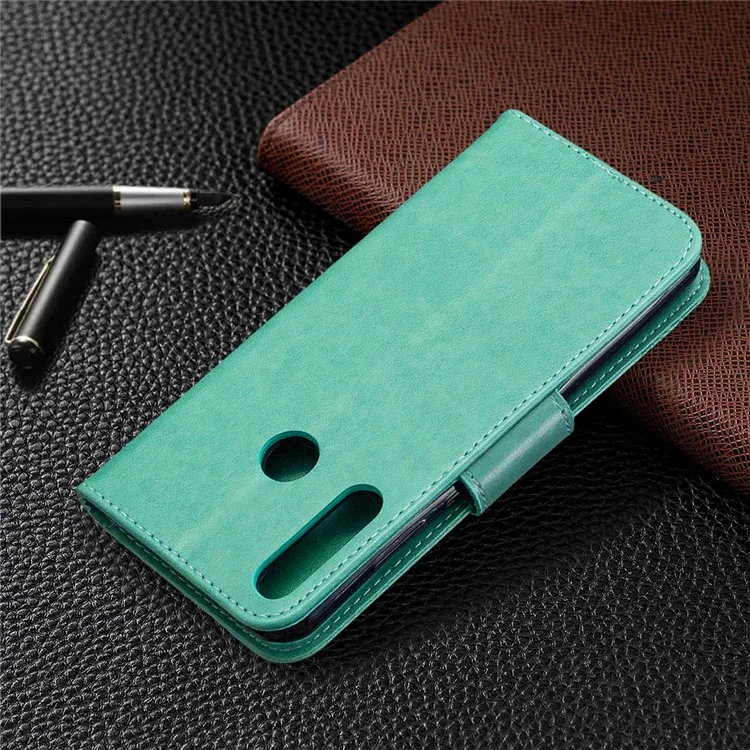 Imprint Butterfly Leather Stylish Shell for Huawei Y6p - Green