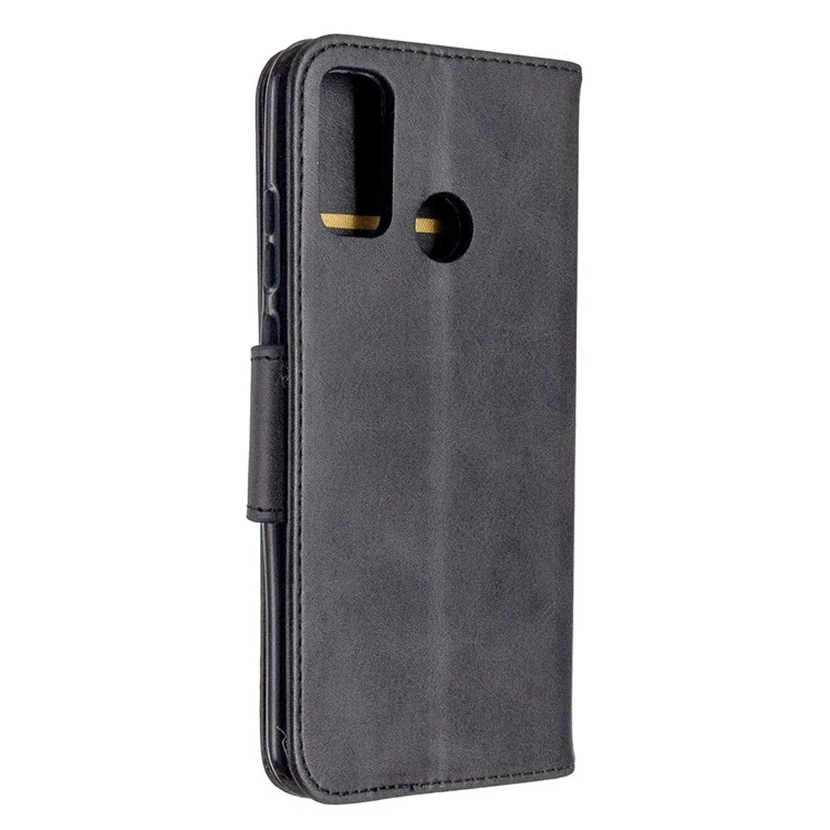 Case de Support en Cuir de Portefeuille Pour Huawei P Smart 2020 - le Noir