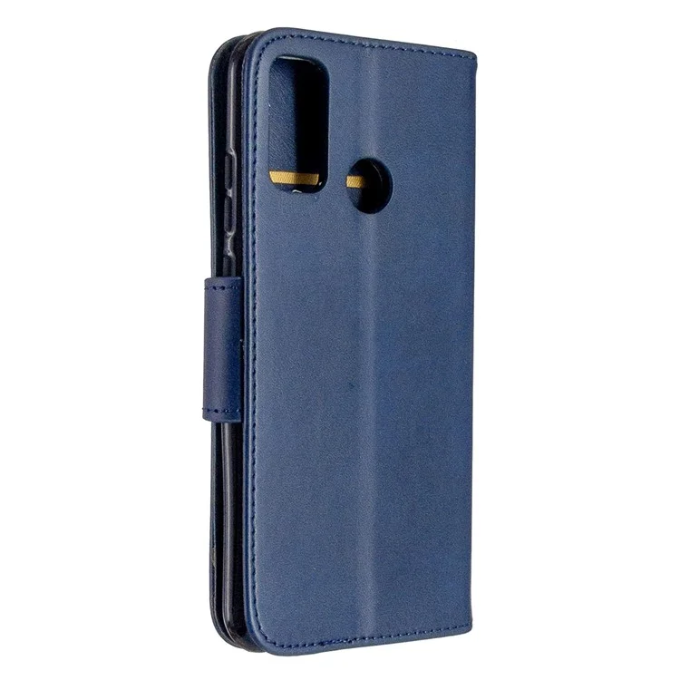Wallet Leather Stand Case for Huawei P smart 2020 - Blue
