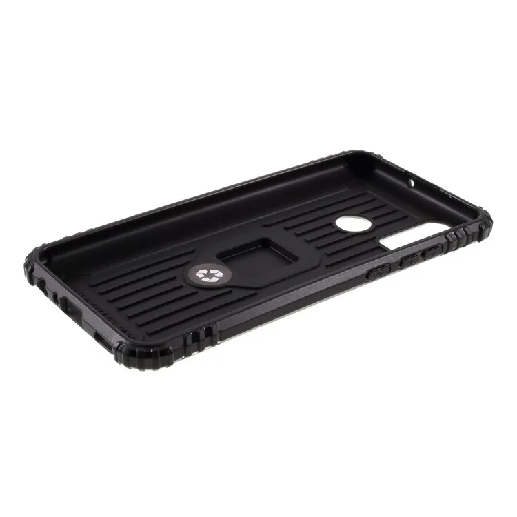 Case de Teléfonos TPU Para el Anillo de Dedo Para Huawei P Smart 2020 - Negro