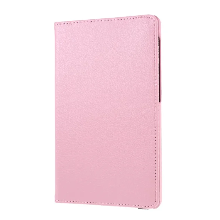 Litchi Texture 360° Rotating Stand Leather Case for Huawei MatePad T8 - Pink