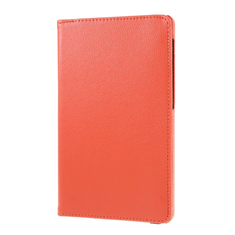 Litchi Texture 360° Rotating Stand Leather Case for Huawei MatePad T8 - Orange