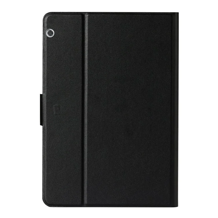 Capa de Tábuas de Couro PU Com Suporte Para Cartão Para Huawei Mediapad T3 10 - Preto