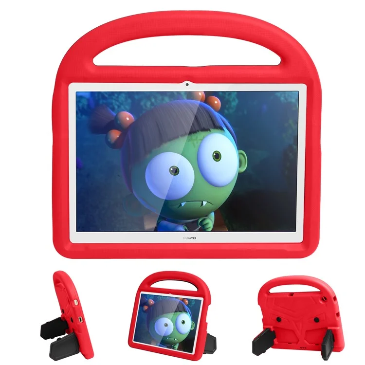 Custodia da Tablet EVA Per Cavalletto Shock -shock -shock -shock Per Huawei MediaPad T3 10 - Rosso