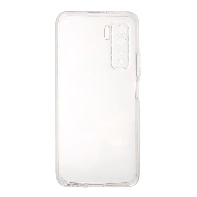 Custodia Hybrid PET + TPU + Acrilico Trasparente Copertura Completa per Huawei P40 Lite 5G/nova 7 SE