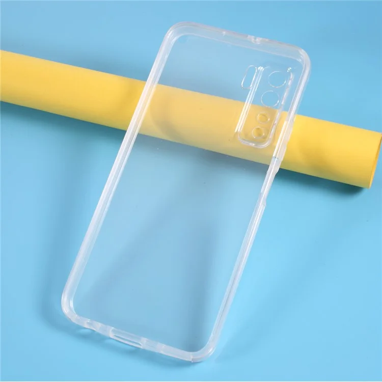 Custodia Hybrid PET + TPU + Acrilico Trasparente Copertura Completa per Huawei P40 Lite 5G/nova 7 SE