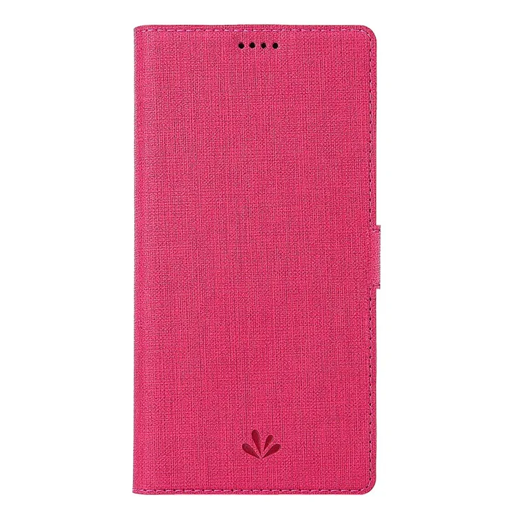 VILI DMK in Pelle Con Doppia Carta Copertura Per Cellulare in Stile Fibbia Laterale Per Huawei Y6p - Rosa