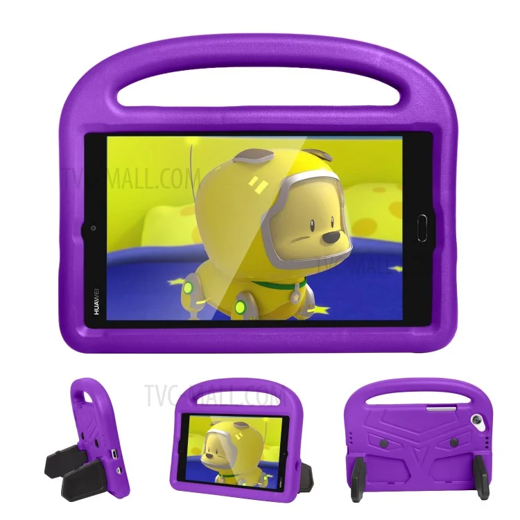 Caso Protector de Kickstand de Kickstand Eva Para Huawei MediaPad M3/T3/T8 - Violeta