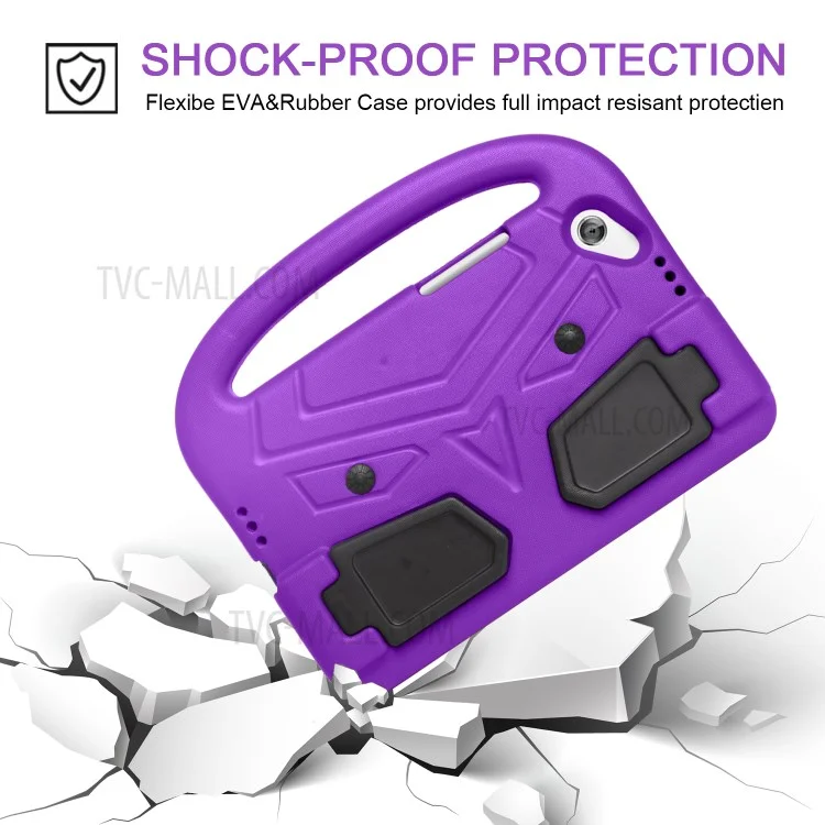 Caso Protector de Kickstand de Kickstand Eva Para Huawei MediaPad M3/T3/T8 - Violeta