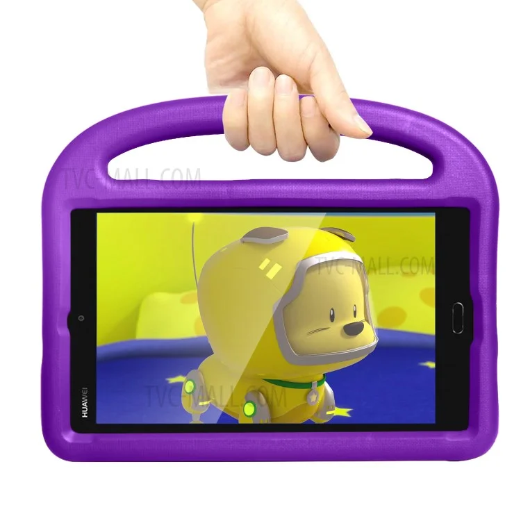 Caso Protector de Kickstand de Kickstand Eva Para Huawei MediaPad M3/T3/T8 - Violeta
