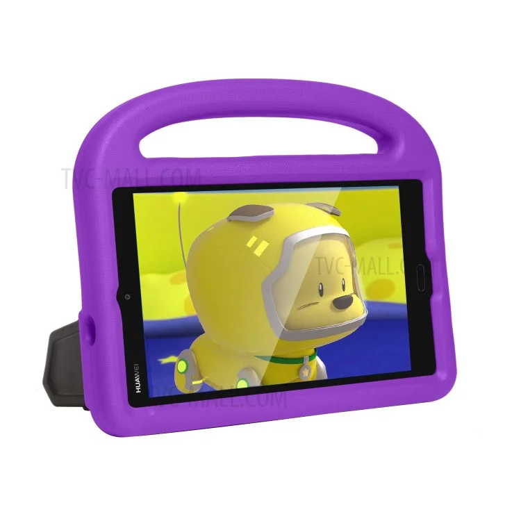 Caso Protector de Kickstand de Kickstand Eva Para Huawei MediaPad M3/T3/T8 - Violeta