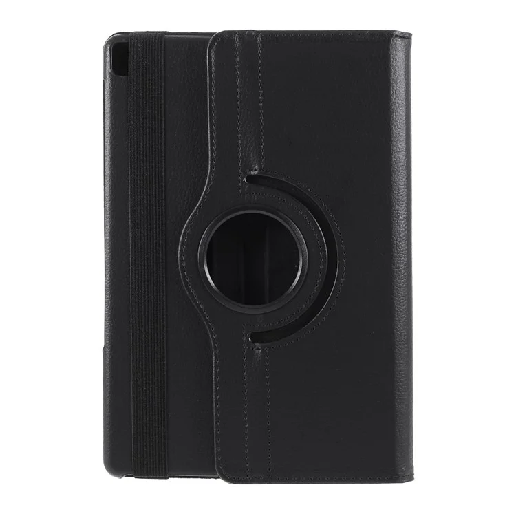 Litchi Grain Rotary Stand Case de Cuero Para Huawei Disfrute de la Tableta 2 10.1/Honor Pad 6 10.1 Pulgadas - Negro