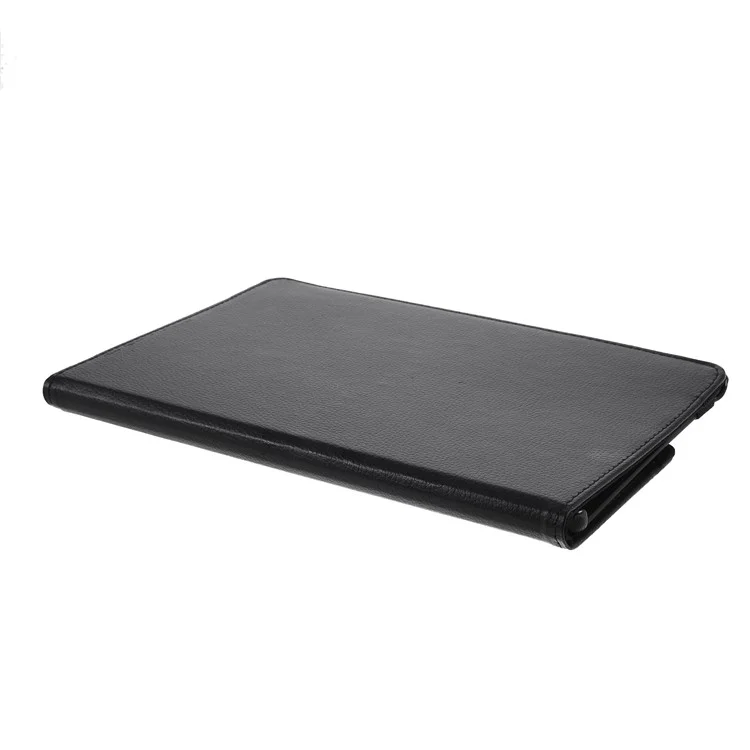 Litchi Grain Rotary Stand Leather Case für Huawei Enjoy Tablet 2 10.1/Honor Pad 6 10.1-Zoll - Schwarz
