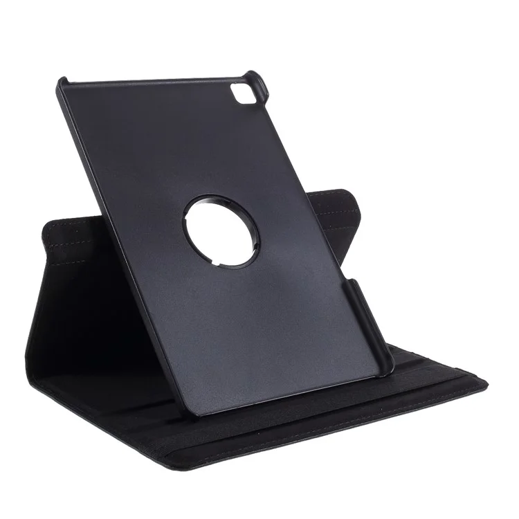 Litchi Grain Rotary Stand Case de Cuero Para Huawei Disfrute de la Tableta 2 10.1/Honor Pad 6 10.1 Pulgadas - Negro