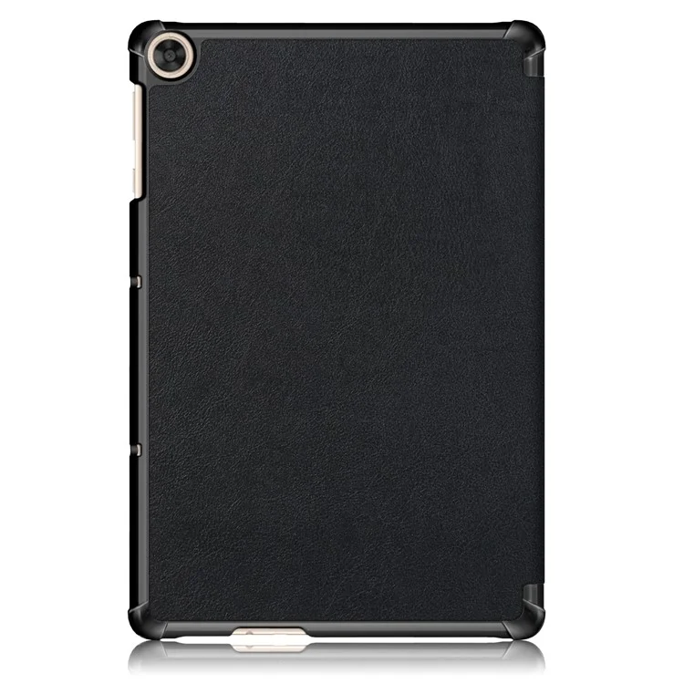 Capa de Tablet de Couro Tri-dobras com Estilo para Huawei Matepad T10S /T10 / Honor Pad 6 - Preto