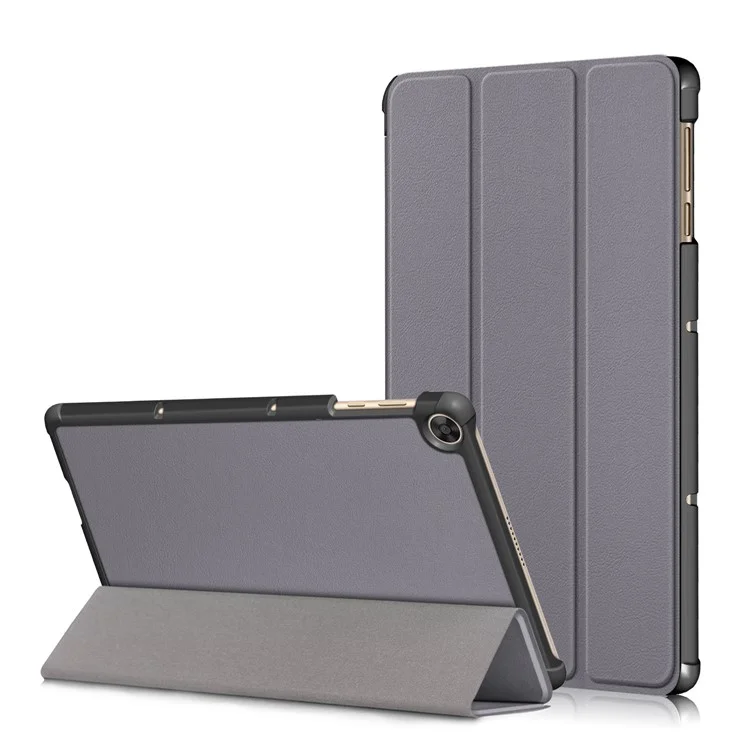 Case de Tableta Elegante de Cuero Para Huawei Matepad T10S /T10 / Honor Pad 6 - Gris