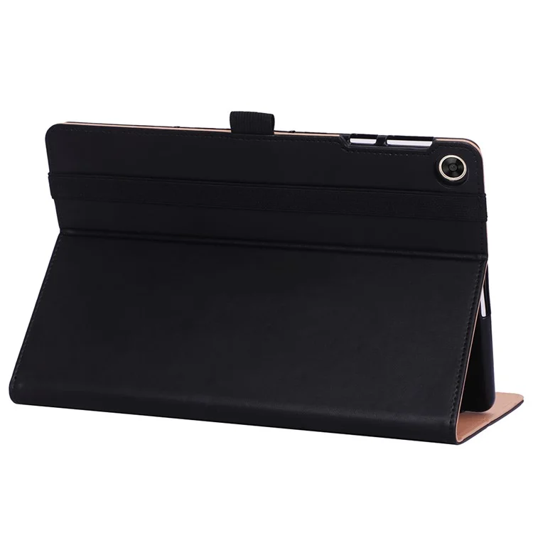 WY-2099 Cubierta de Tableta de Cuero de Estilo de Negocio Para Huawei Matepad T10S - Negro