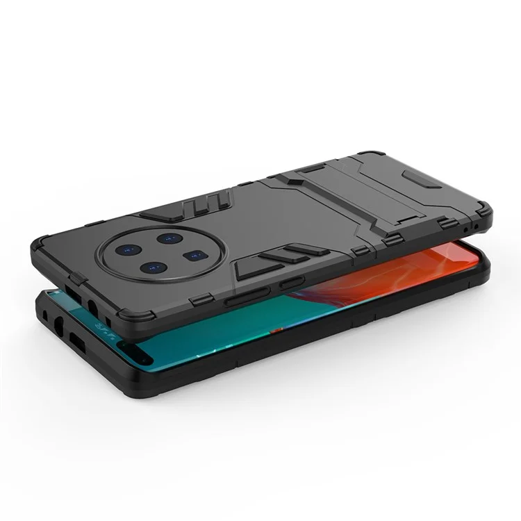 2 en 1 PC + Étui TPU avec support pour Huawei Mate 40 Pro - Noir