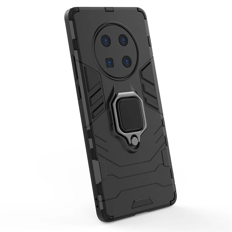 Guarda PC + Capa TPU com Suporte para Huawei Mate 40 Pro - Preto