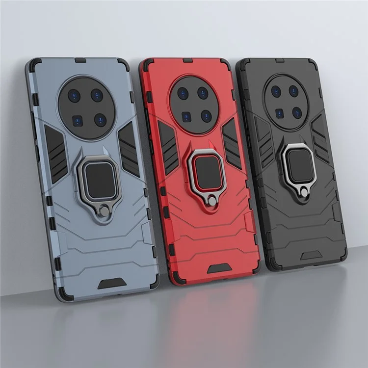 Guarda PC + Capa TPU com Suporte para Huawei Mate 40 Pro - Preto