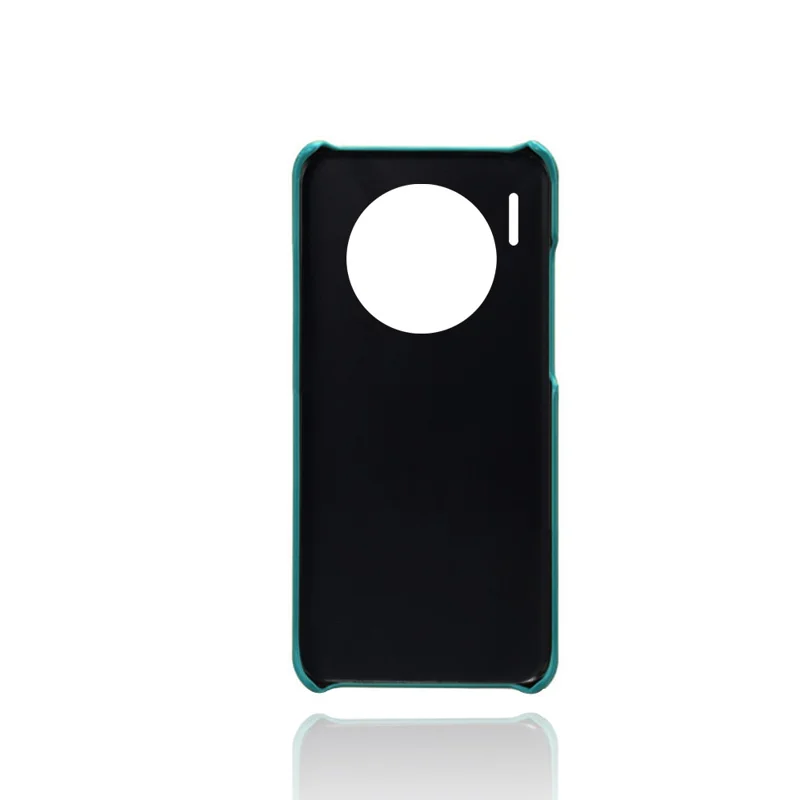 PU Leather Coated PC Cover for Huawei Mate 40 Pro - Green