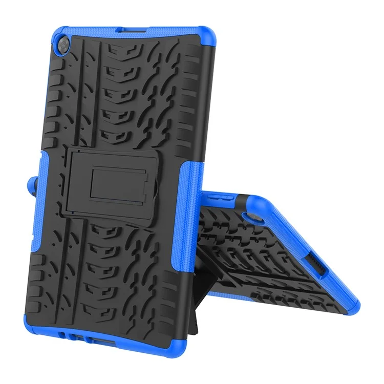 Dazzle Muster PC + TPU Hybrid Kickstand Cover Für Huawei Matepad T10s - Blau