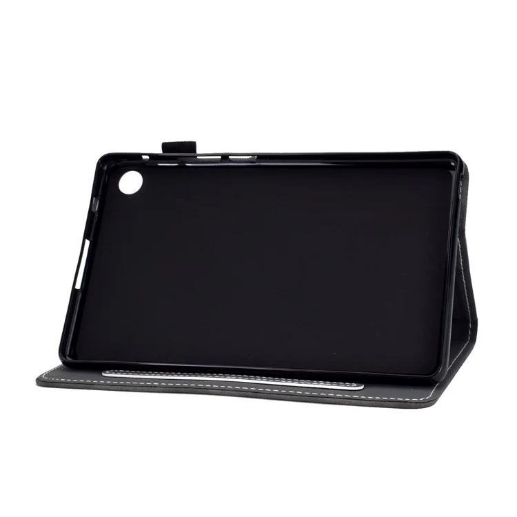 Microfiber Leather + Soft TPU Inner with Stand Case and Card Slots for Huawei MatePad T10/T10S - Black