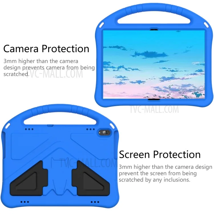 Funda protectora para tableta Anti-shock Handle Protective EVA para Huawei MediaPad T5 10.1 - Azul