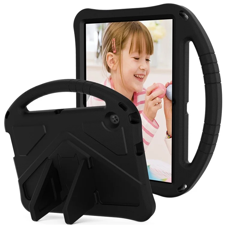 Custodia con supporto anti-shock in EVA con slot per penna e impugnatura per Huawei MediaPad T3 10 da 9,6 pollici - Nero