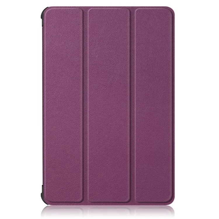 TRI-FILD Гибкий Укорный Подставку / Спящий Кожаный Умный Чехол Для Huawei MatePad T 10S / T 10 / Наслаждайтесь Планшета 2 - Пурпурный