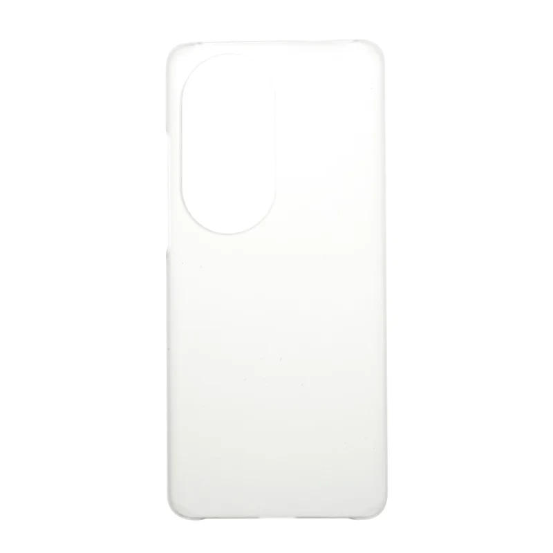 Rubberized Coating Skin PC Hard Shell Case for Huawei P50 Pro Mobile Phone Cover - Transparent