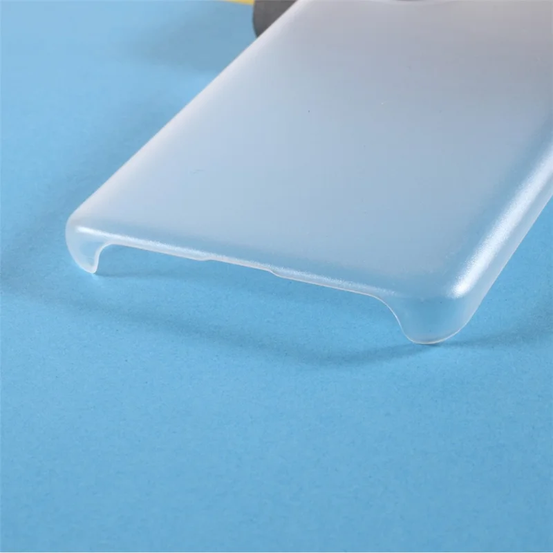 Rubberized Coating Skin PC Hard Shell Case for Huawei P50 Pro Mobile Phone Cover - Transparent