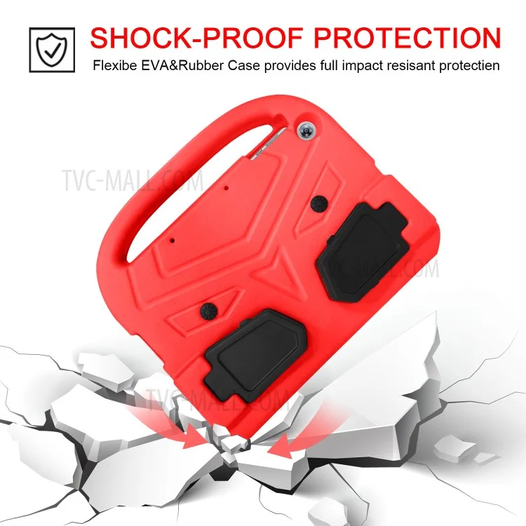 Couverture de Boîtier de Protection de la Tablette EVA de Style Sparrow Avec Kickstand Pour Huawei Profiter du Comprimé 2 10.1 / T10 9.7 / T10S 10.1 - Rouge