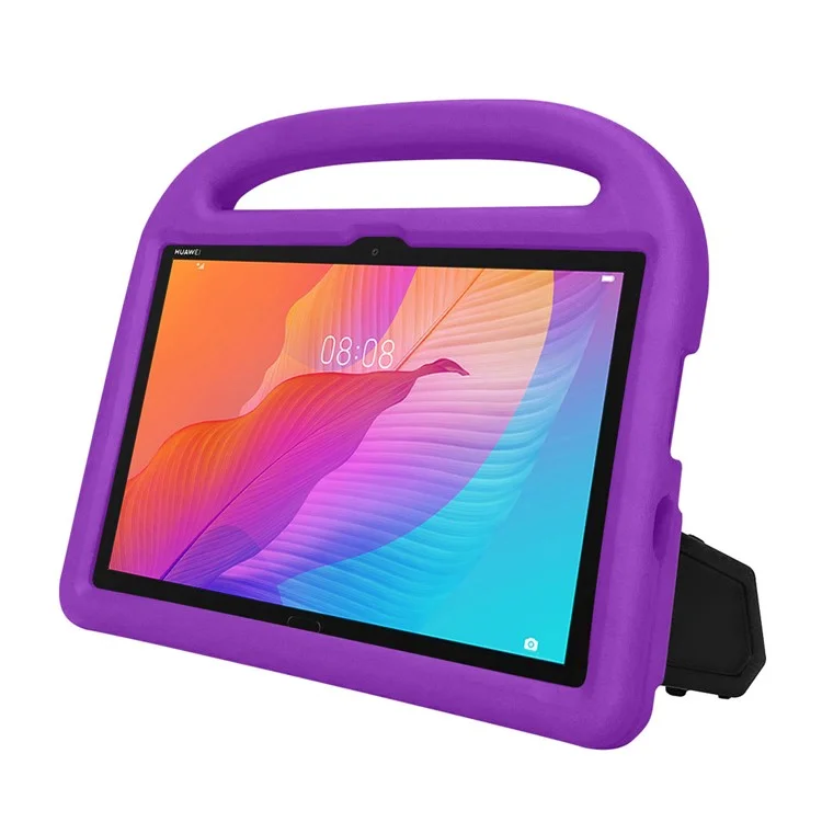 Tampa de Proteção Contra Protetora do Estilo Sparrow Style EVA Com Kickstand Para Huawei, Desfrute do Tablet 2 10.1 / T10 9.7 / T10S 10.1 - Roxo