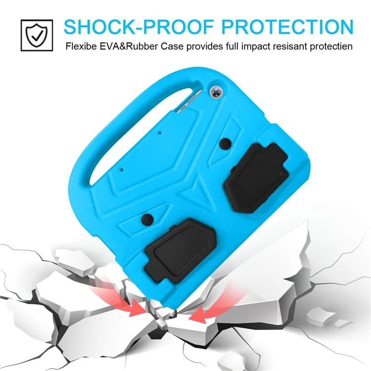 Couverture de Boîtier de Protection de la Tablette EVA de Style Sparrow Avec Kickstand Pour Huawei Profiter du Comprimé 2 10.1 / T10 9.7 / T10S 10.1 - Bleu