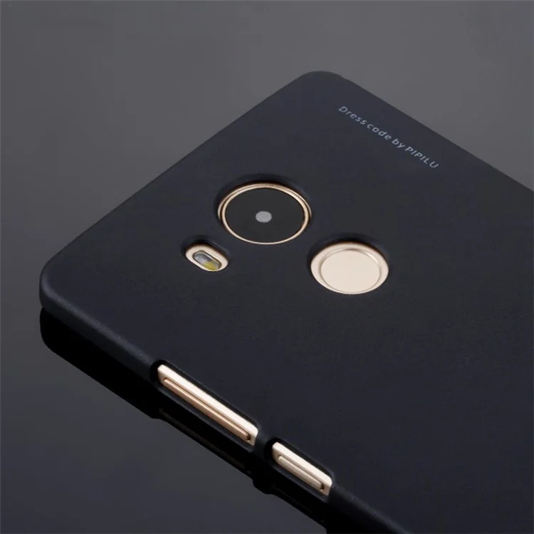 X-LEVEL Metallic Hard Plastic Back Case for Huawei Mate 8 - Black