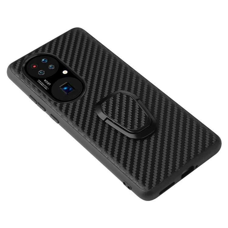 PU en Cuir en Cuir Enduit TPU Shape Kickstand Téléphone Shell Pour Huawei P50 - Texture de Crocodile