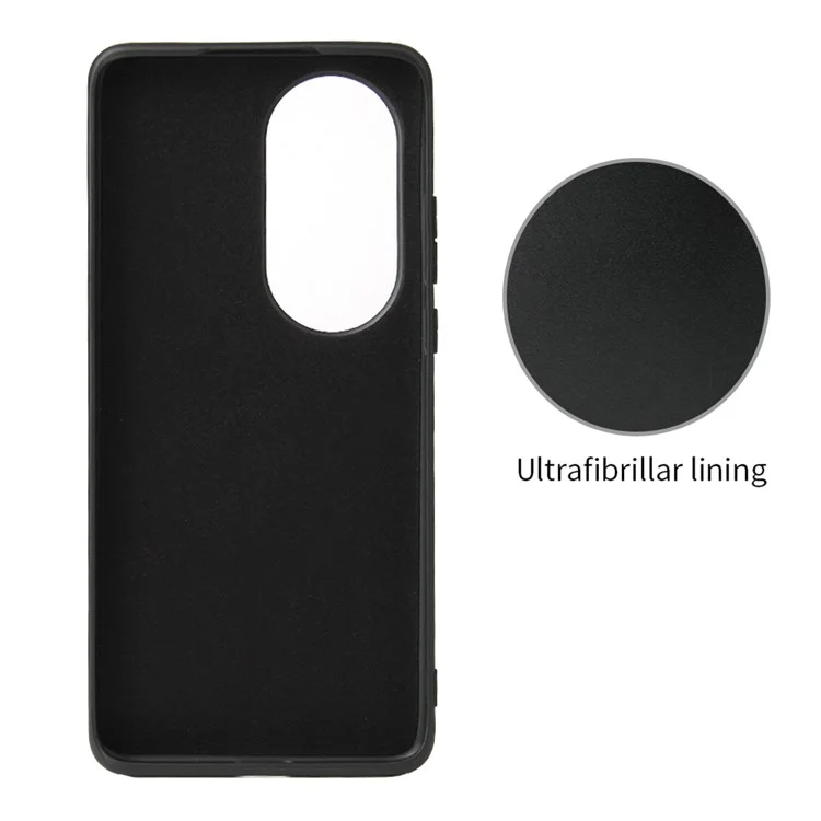 PU Leder Beschichtete Tpu-ring-form-ständer-telefonabdeckungsschale Für Huawei P50 - Krokodilstruktur