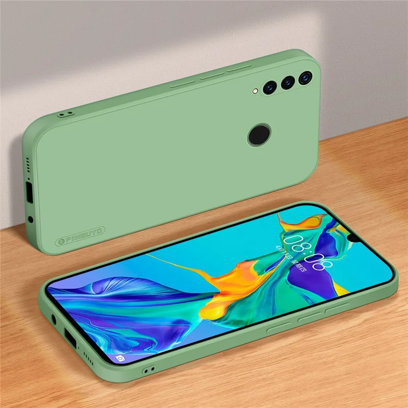PINWUYO blød silikone præcist udsnit til mobiltelefon Hybride hylster til P30 Lite / P30 Lite New Edition / nova 4e - Grøn
