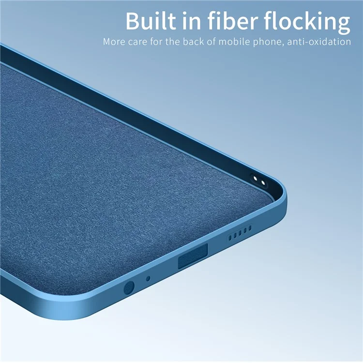 PINWUYO Precise Cut-out Soft Silicone Cell Phone Case Cover Protector for Huawei P30 - Dark Blue