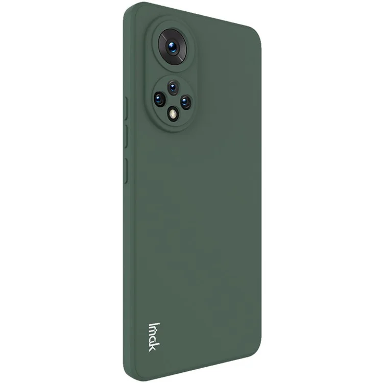 IMAK UC-4 Series Skin Feel Straight Framps Téléphone Soft TPU Case Pour Honor 50 Pro / Huawei Nova 9 Pro - Vert de Minuit