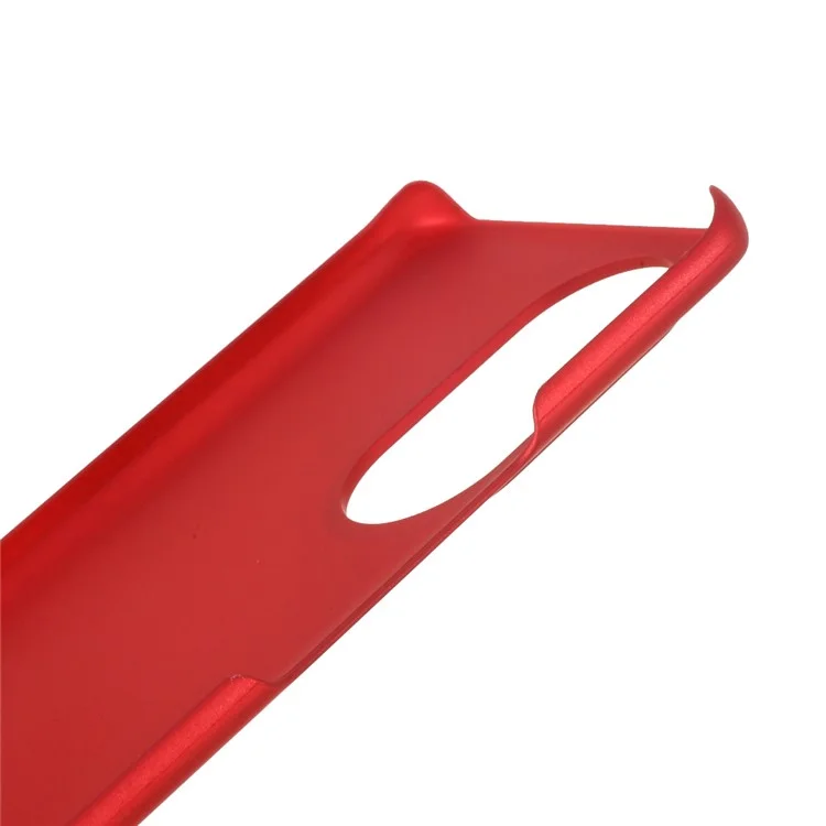 Casquette en Caoutchouc Carie de Téléphone en Plastique Multiple en Couleur Pour Honor 50 Pro / Huawei Nova 9 Pro - Rouge