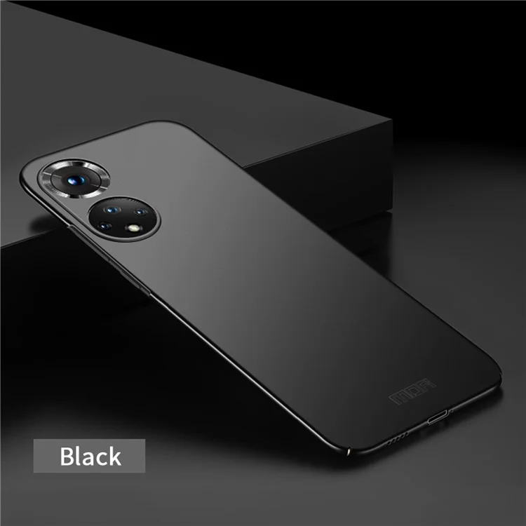 MOFI Shield Slim Frosted Finish Hard Plastic Phone Case Shell for Honor 50 Pro / Huawei nova 9 Pro - Black