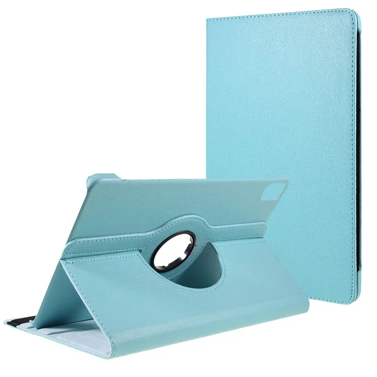 360 Rotating Stand Leather Tablet Case Cover for Huawei MatePad Pro 12.6 (2021) - Blue